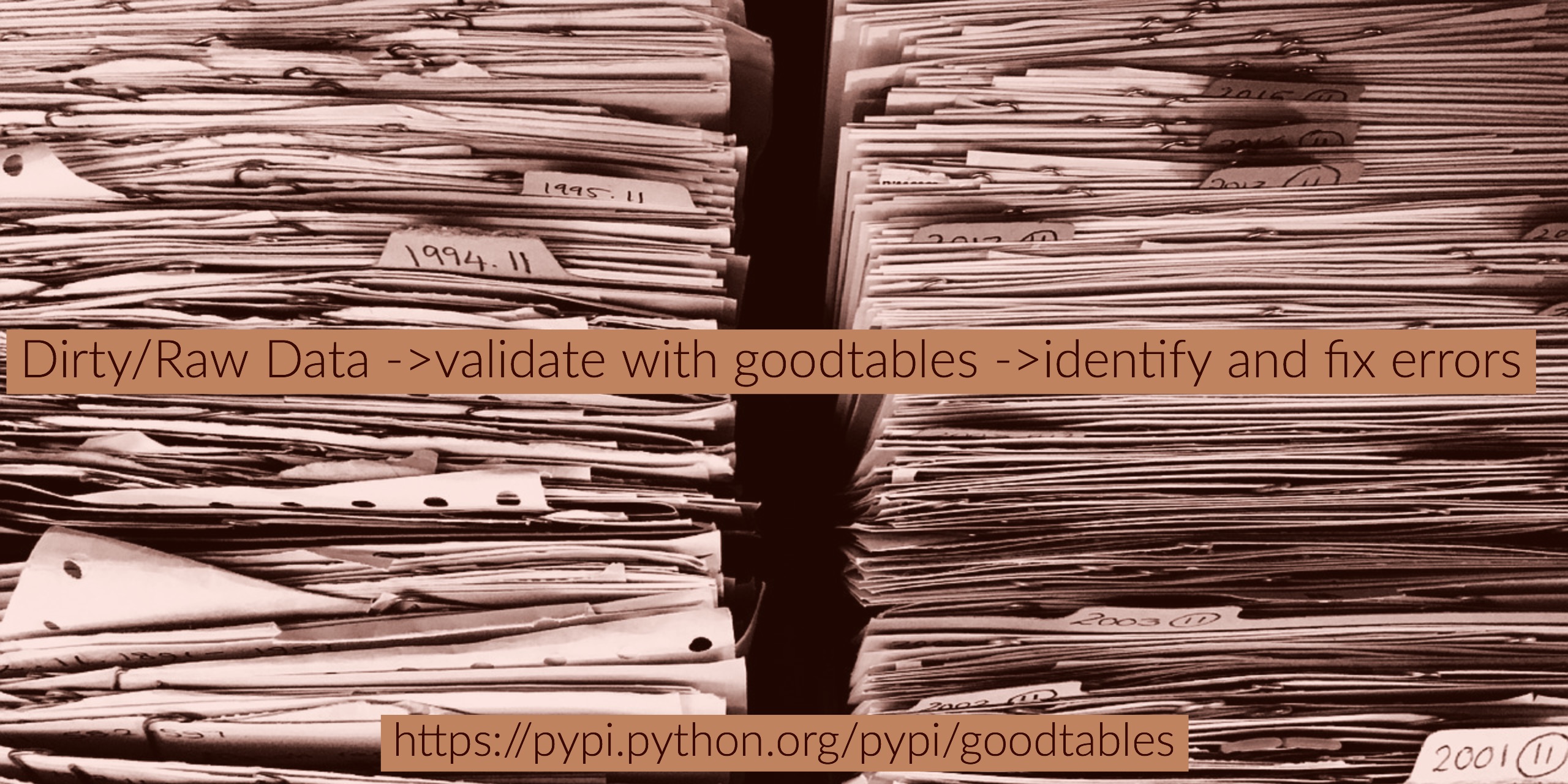 goodtables python library